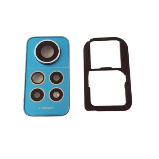 Rear Camera Trim and Lens for Xiaomi Redmi Note 12 Pro 4G - Dark Blue