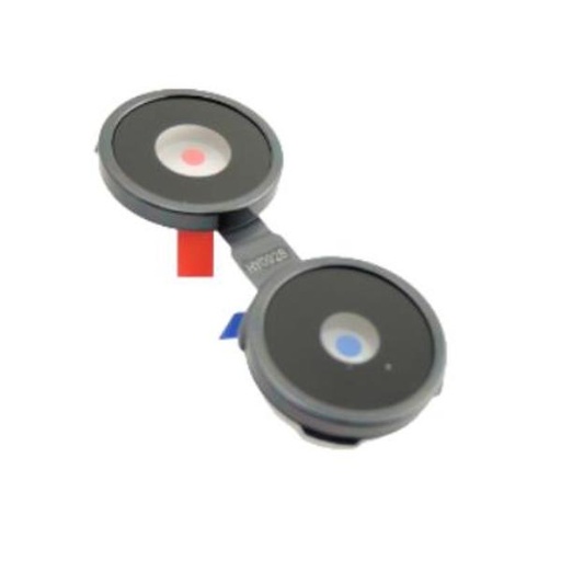 Rear Camera Trim and Lens for Xiaomi Redmi Note 12 Pro 5G 22101316C - Black