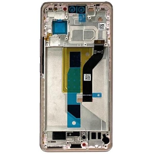 Full Screen with Frame for Xiaomi 13 Lite - Pink - Premium Quality