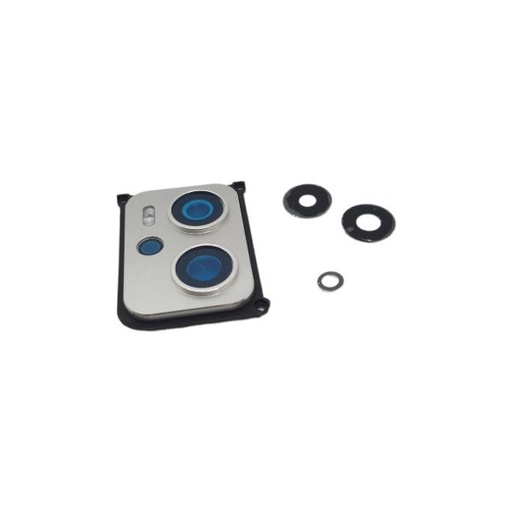 Embellecedor y Lente de Camara Trasera para Xiaomi Poco X4 GT 22041216G - Plata