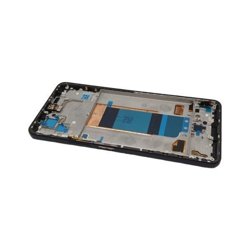 Full Screen with Frame for Xiaomi Poco F4 22021211RG - Black - OLED