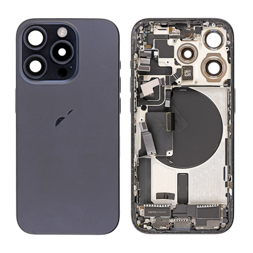 Repuesto de Pantalla Trasera para iPhone 15 Pro - Ensamblaje Completo - Titanio Azul