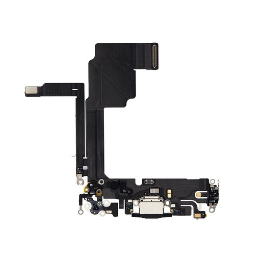Replacement for iPhone 15 Pro Charging Port Flex Cable - Titanium Black