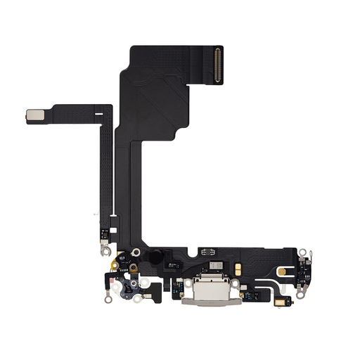 Replacement for iPhone 15 Pro Charging Port Flex Cable - Titanium White