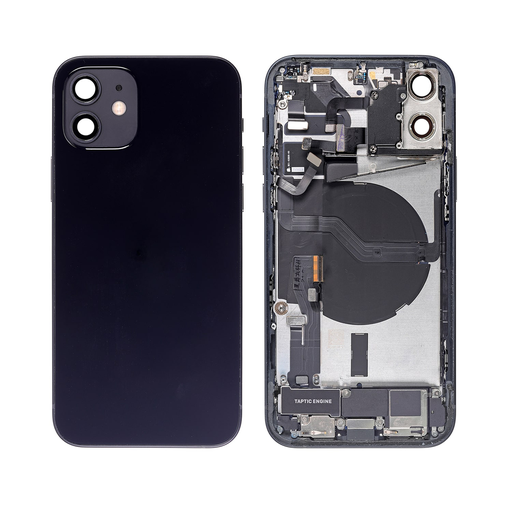 Replacement for Assembled iPhone 12 Mini Back Cover - Black