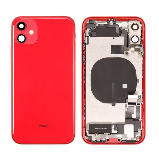 Repuesto para Cubierta Trasera de iPhone 11 - Ensamblaje Completo - Rojo