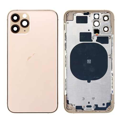 Replacement Back Cover for iPhone 11 Pro with Frame - Gold