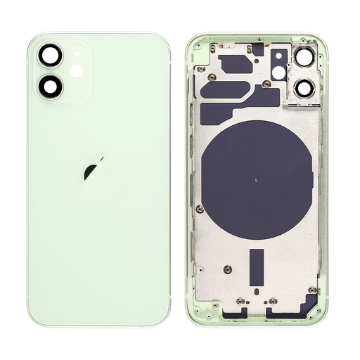 Replacement Back Cover for iPhone 12 Mini with Frame - Green