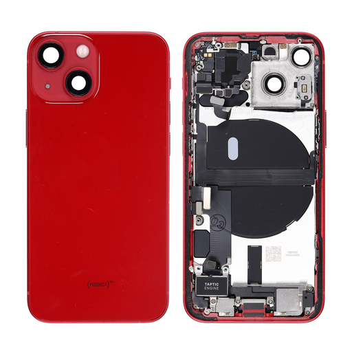 Back Screen Replacement for iPhone 13 Mini - Complete Assembly - Red