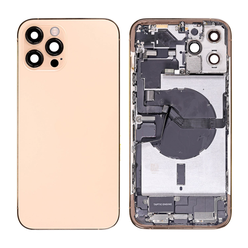 Back Screen Replacement for iPhone 12 Pro Max - Complete Assembly - Gold