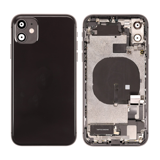 Repuesto para Cubierta Trasera iPhone 11 - Ensamblaje Completo - Negro