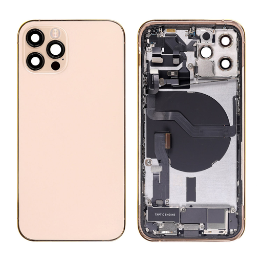 Back Screen Replacement for iPhone 12 Pro - Complete Assembly - Gold