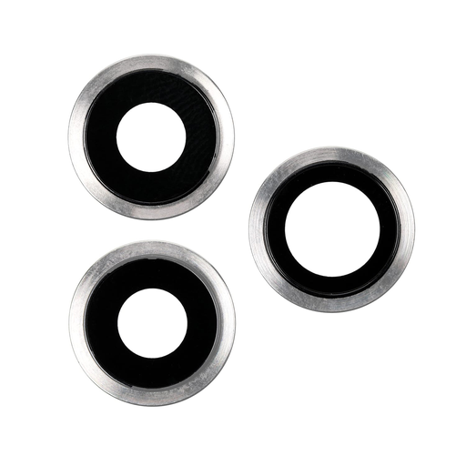 Rear Camera Support with Lens for iPhone 11 Pro/ Pro Max - Silver
