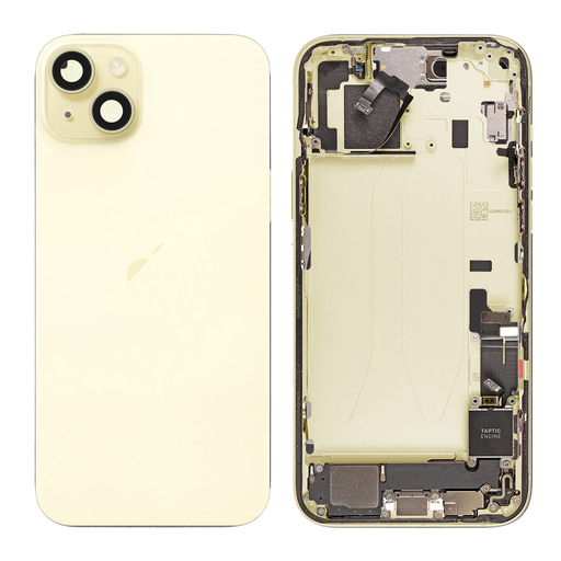Replacement for iPhone 15 Plus Back Cover - Complete Assembly - Yellow