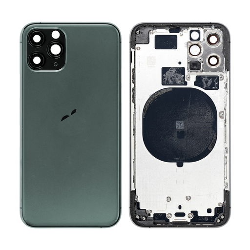 Replacement Back Cover for iPhone 11 Pro with Frame - Midnight Green