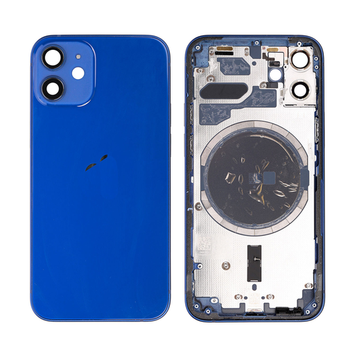 Replacement Back Cover iPhone 12 Mini with Frame - Blue
