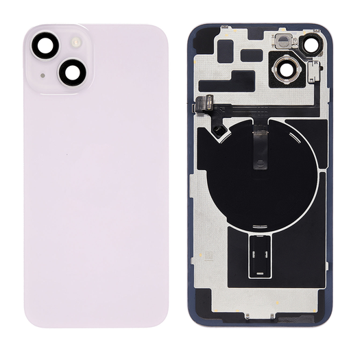 Replacement Back Glass for iPhone 14 Plus with Frame - Purple