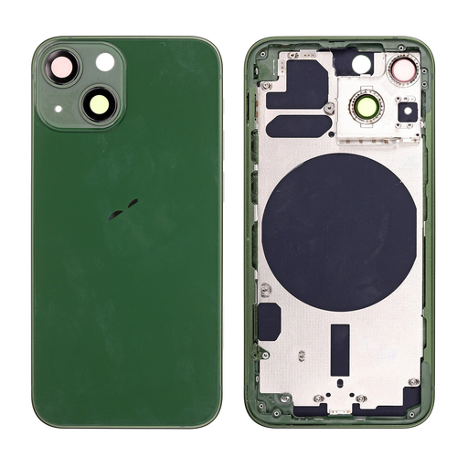 Replacement Back Cover for iPhone 13 Mini with Frame - Alpine Green