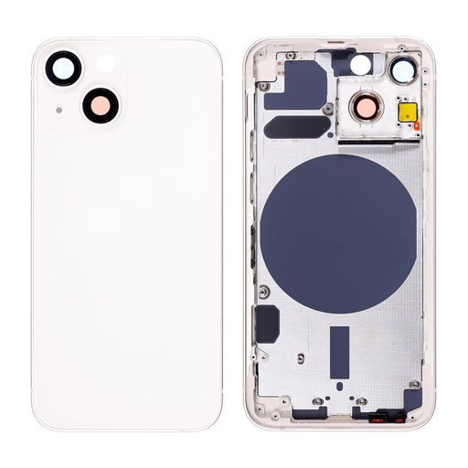 Replacement Back Cover for iPhone 13 Mini with Frame - Starlight