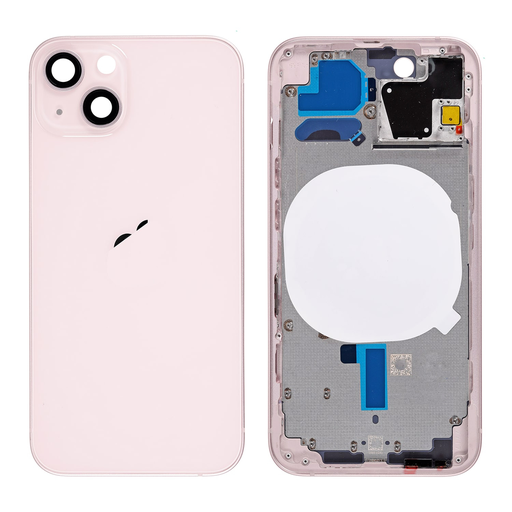 Replacement Back Cover for iPhone 13 Mini with Frame - Pink