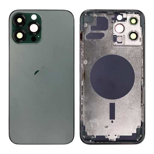 Replacement Back Cover for iPhone 13 Pro Max with Frame - Alpine Green
