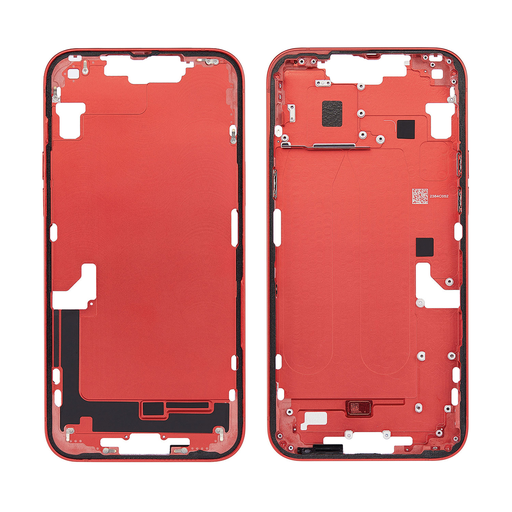 Marco de Carcasa Central para iPhone 14 Plus - Rojo