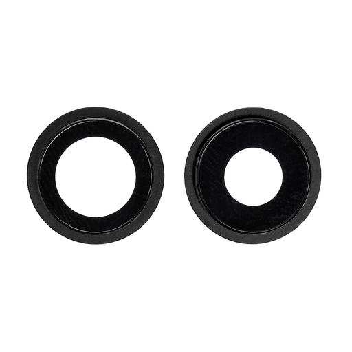 Replacement for iPhone 12/12 Mini Rear Camera Support with Lens - Black