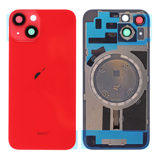 Replacement Back Glass for iPhone 14 with Magsafe Magnet - Red