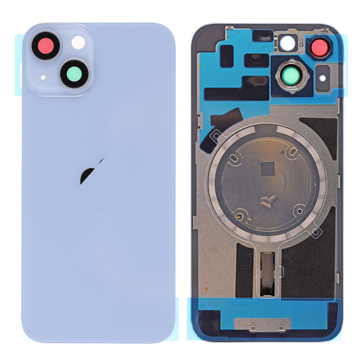 Replacement Back Glass for iPhone 14 with Magsafe Magnet - Blue