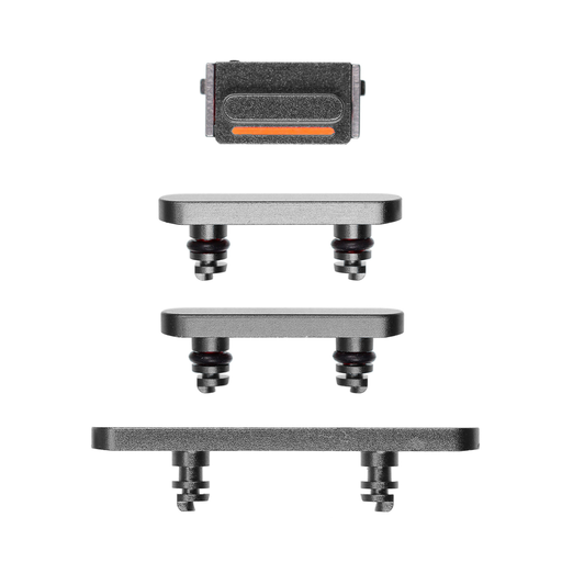 Replacement for iPhone 12/12 Mini Bottom Side Buttons - Black