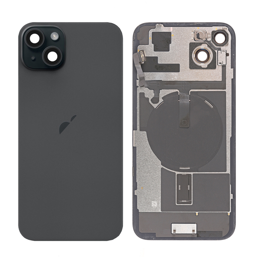 Replacement Back Glass for iPhone 15 Plus with Back Panel - Black