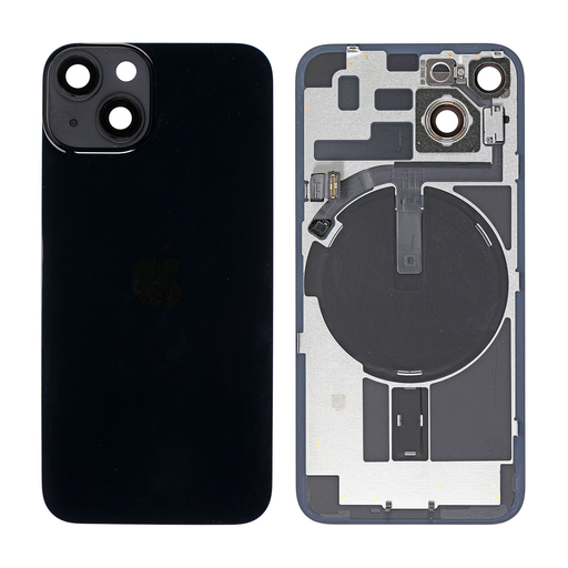 Replacement Back Glass for iPhone 14 with Frame - Midnight