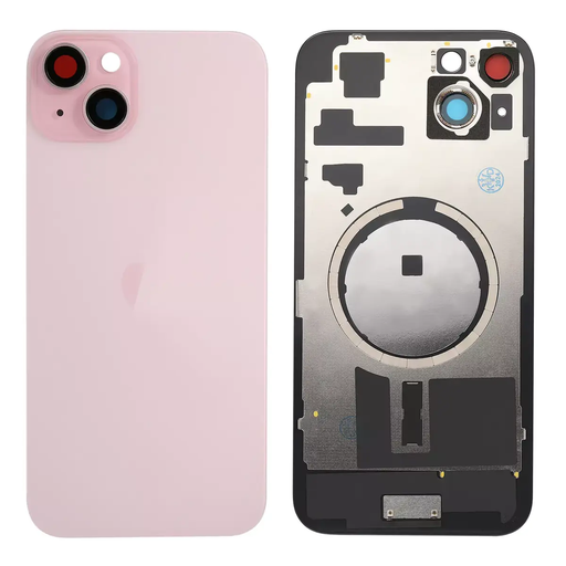 Replacement Back Glass for iPhone 15 Plus with Magsafe - Pink