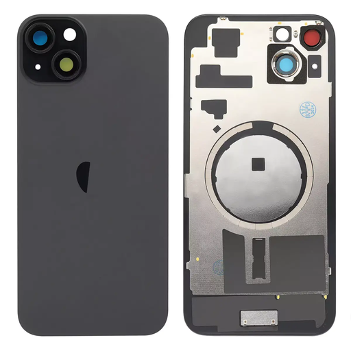 Replacement Back Glass for iPhone 15 Plus with Magsafe Magnet - Black