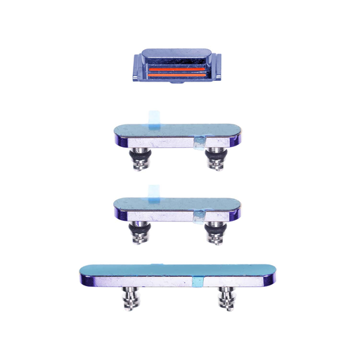 Replacement for iPhone 12 Pro Max Bottom Side Buttons - Pacific Blue