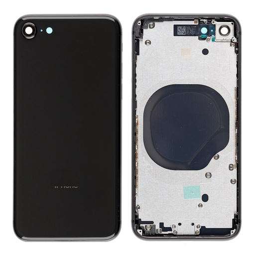 Replacement Back Cover for iPhone SE 2nd Generation with Frame - Space Gray