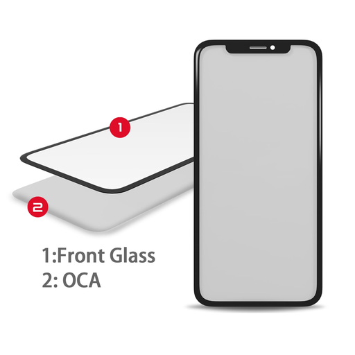 Replacement Front Glass for iPhone 13 Pro Max with OCA Pre-Installed