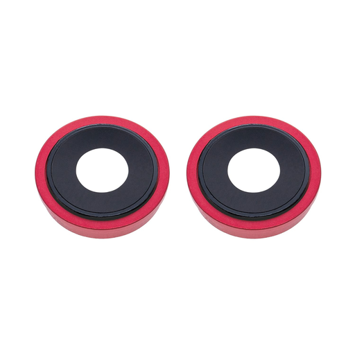 Replacement for iPhone 13/13 Mini Rear Camera Holder with Lens - Red