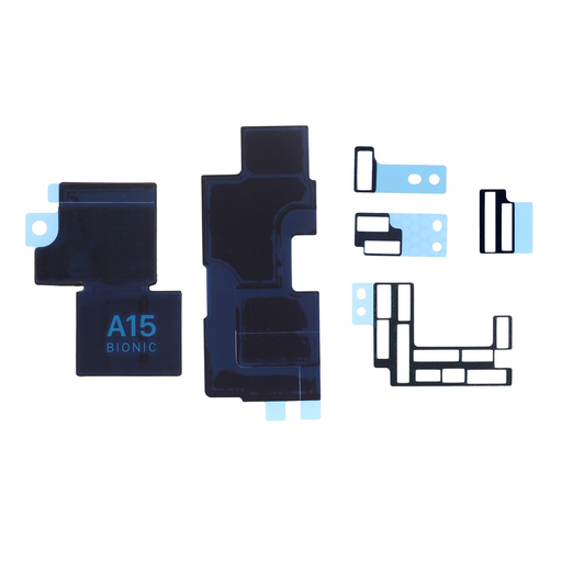 Replacement for iPhone 13 Pro Motherboard Shielding Cover and Inline Insulator (6pcs/set)