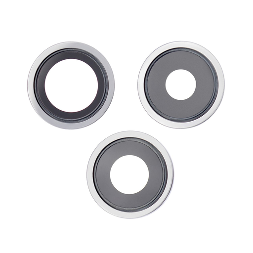Replacement for iPhone 13 Pro/13 Pro Max Rear Camera Holder with Lens - Silver