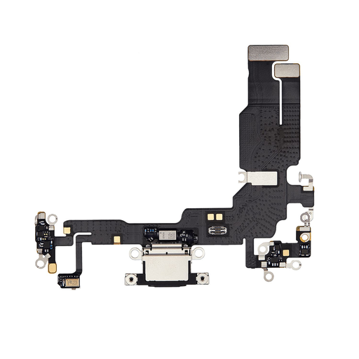 Charging Port Flex Cable Replacement for iPhone 15 - Black