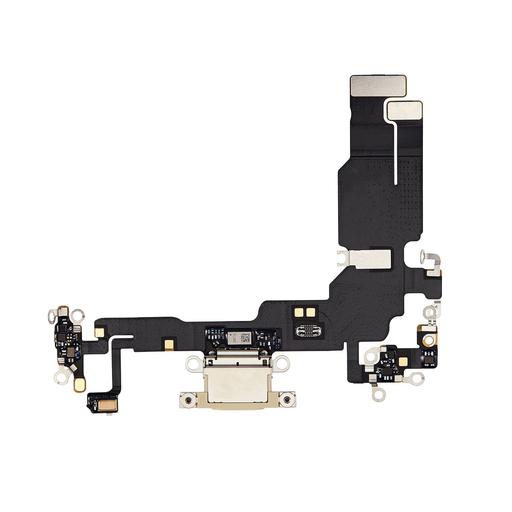 Charging Port Replacement for iPhone 15 - Yellow Flex Cable